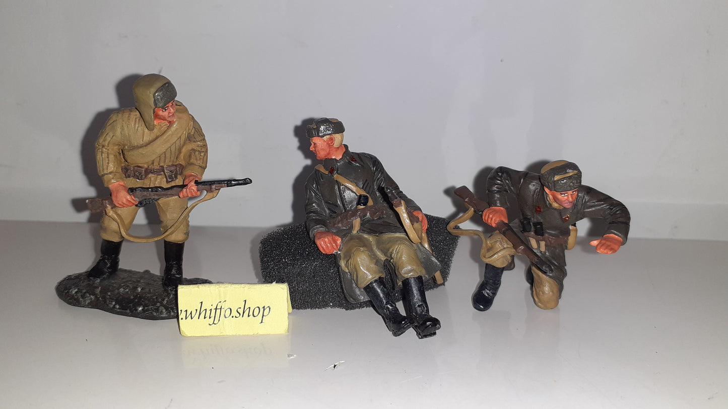 Britains 17591 T34 Russian Tank Support Infantry Riders 2005 1:32 S1