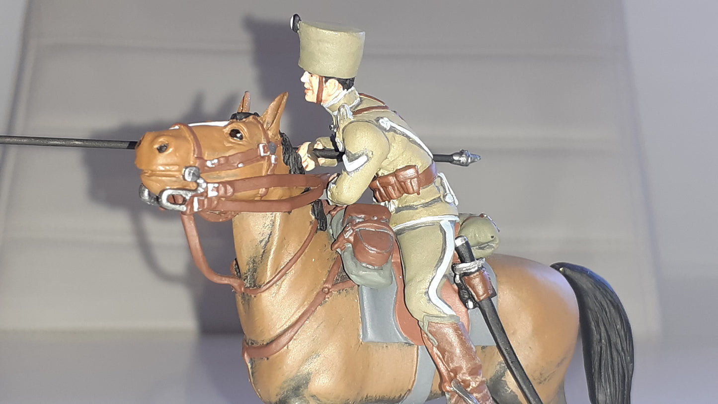 Britains ww1 17675 2006 German Deaths Head Hussar Cavalry 1914 metal boxd S7