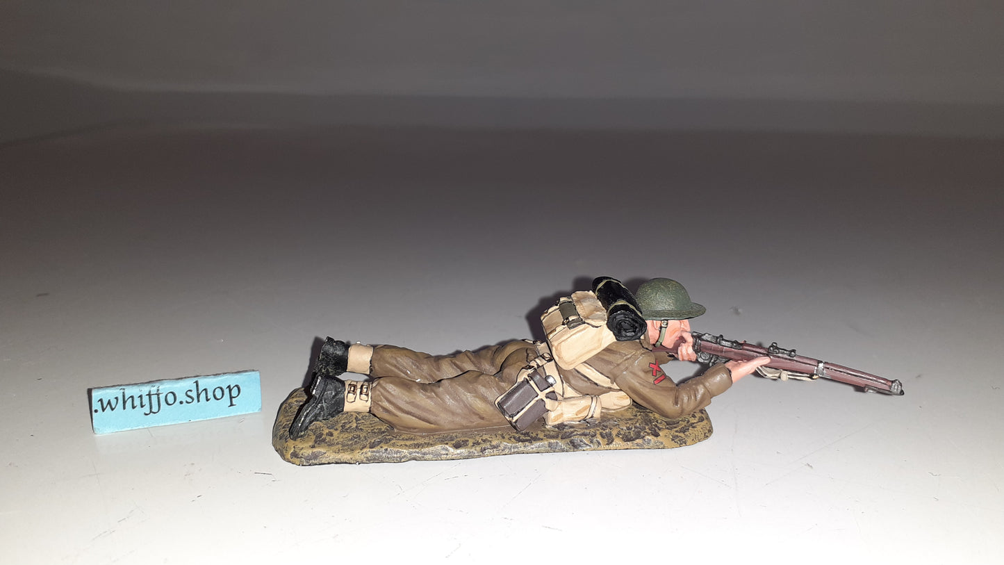 King and country Ww2 British Laying Firing Gun Fob27 Fob027 boxed 1:30 Wb
