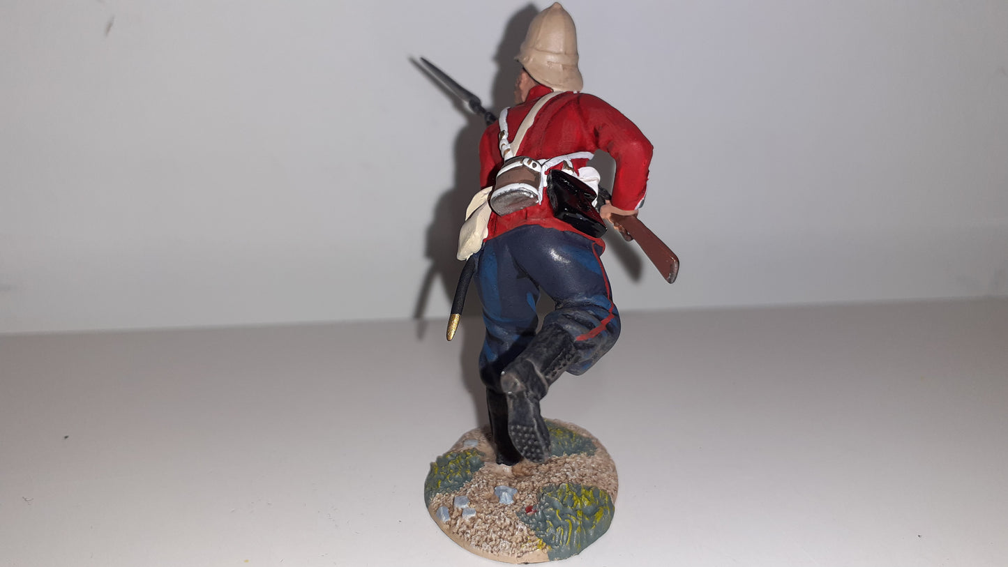 Britains 20044 Zulu wars 24th Foot Running Charging 1:32 2009 boxed B11