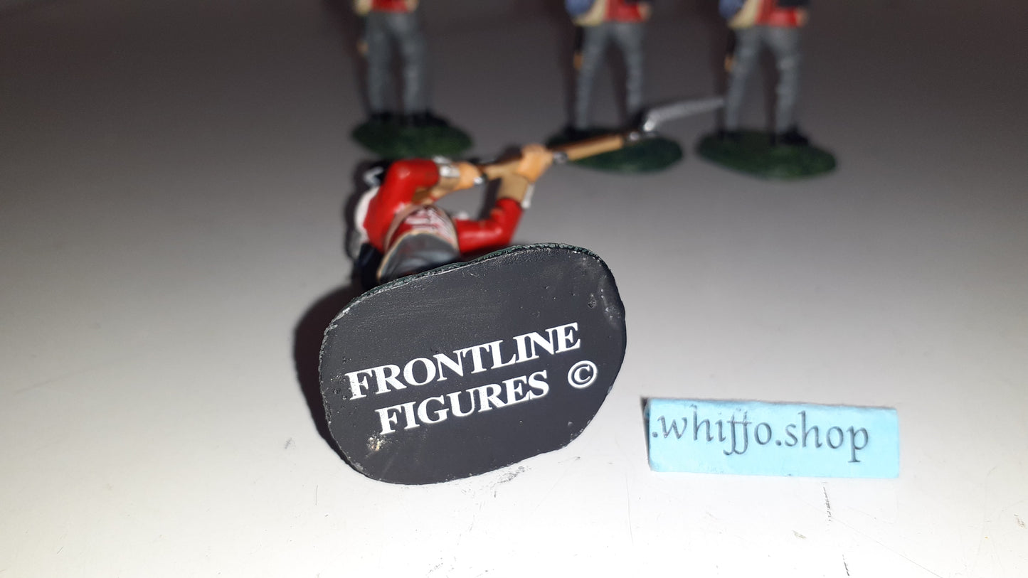 Frontline figures Napoleonic waterloo 4 figs british guards no box 1:32 wrdb