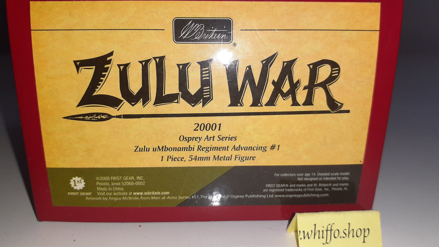 Britains 20001 Zulu wars 24th Foot Umbonambi 1:32 2008 boxed B12