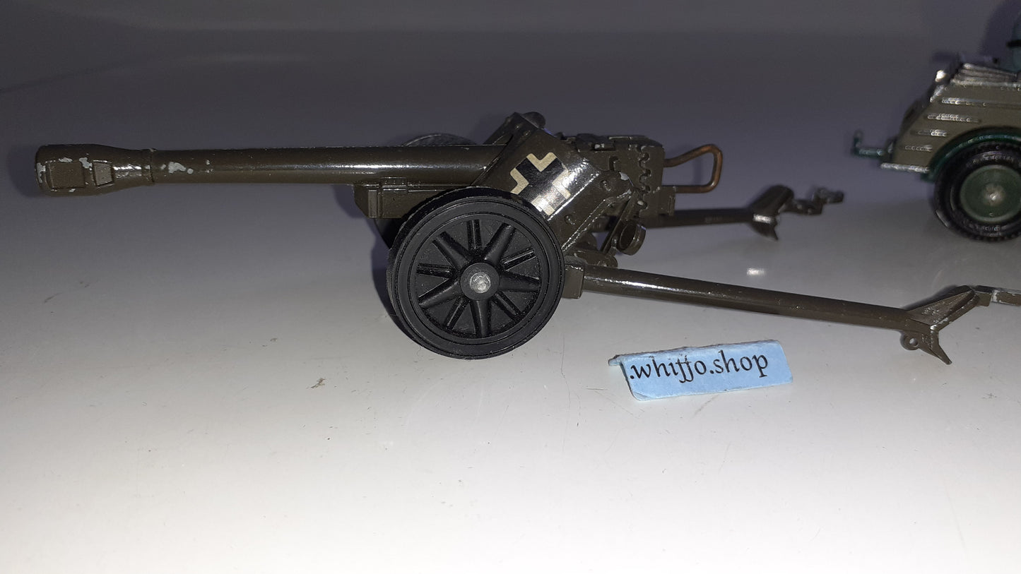 Britains 9788 1980 Deetail German Ww2 Kubelwagen And Gun 1:32 boxed S550