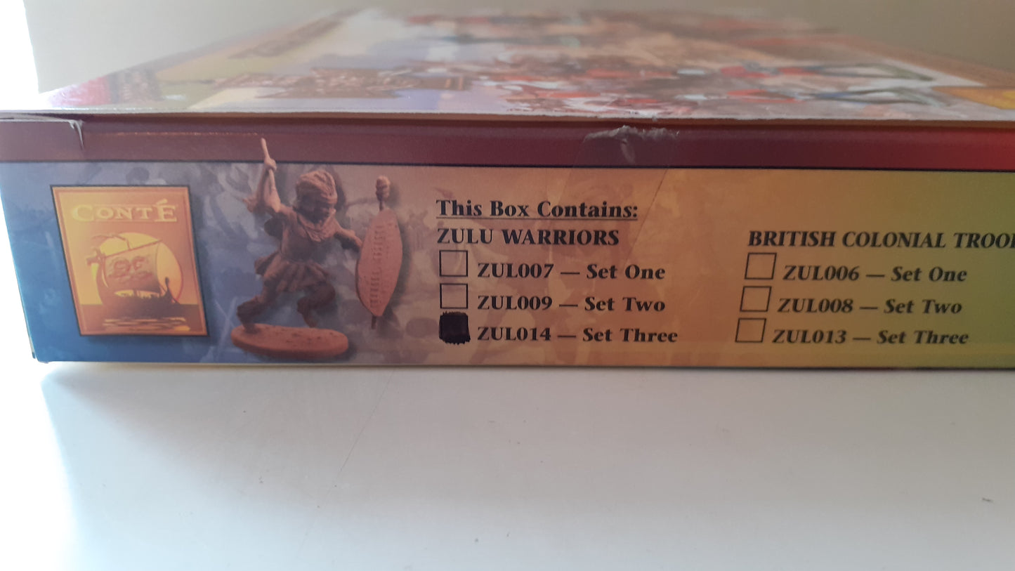 conte plastic Arabs Zulus 2001 Zul014 15 Figures Set 3 1:32