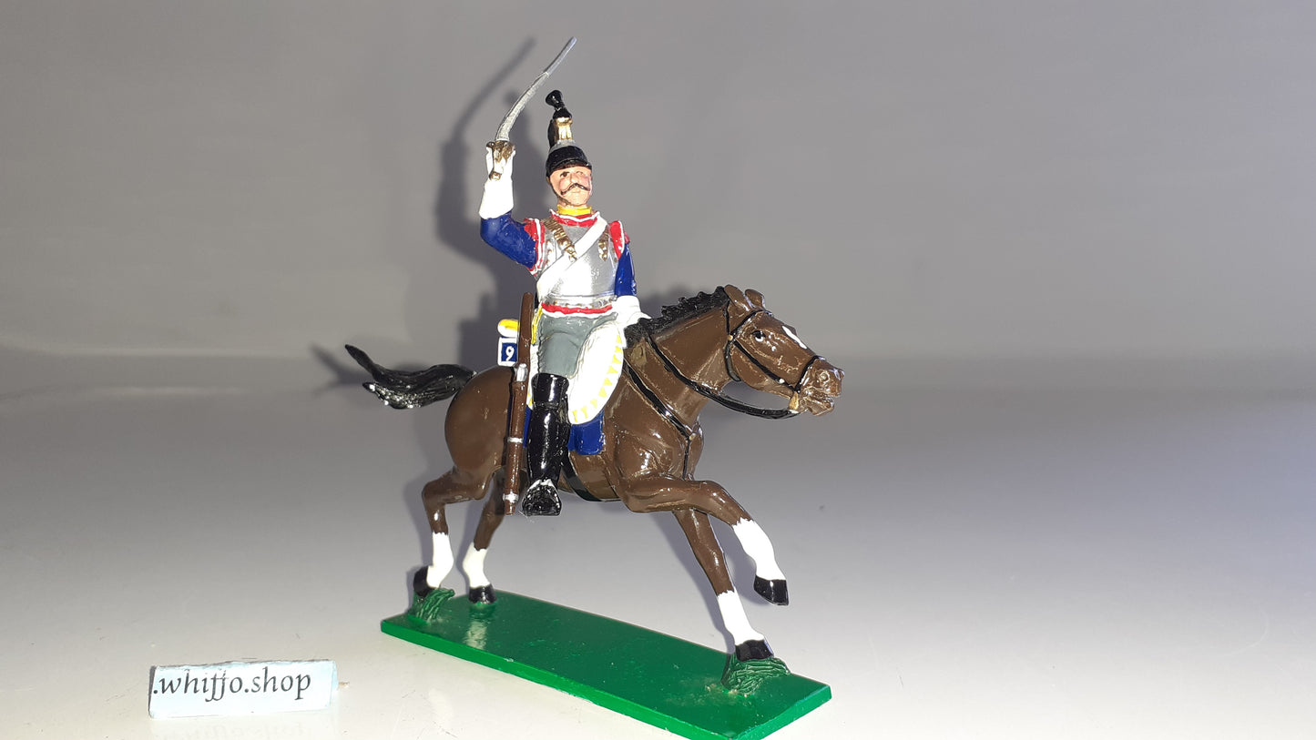 trophy miniatures 1991 Napoleonic War French Cavalry Cuirassier Wa10a 1:32 s842