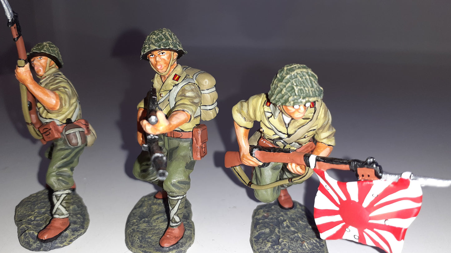 King and country 2001 ww2 iwo Jima Japanese Inf box 1:30 iwj15 Iwj015 S572