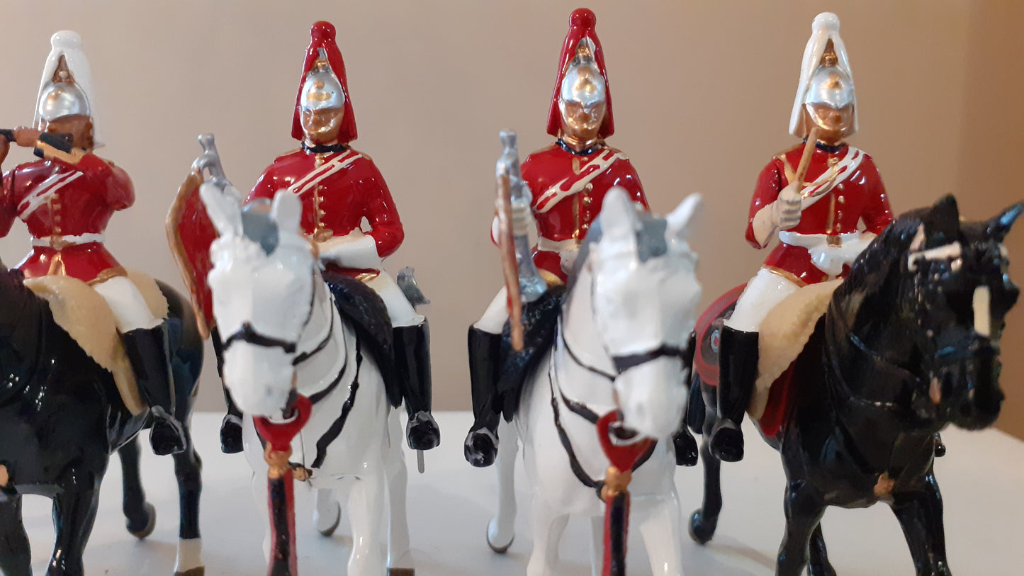 Britains limited edition life guards mounted band 1995 5195 Set 1 Mib s4