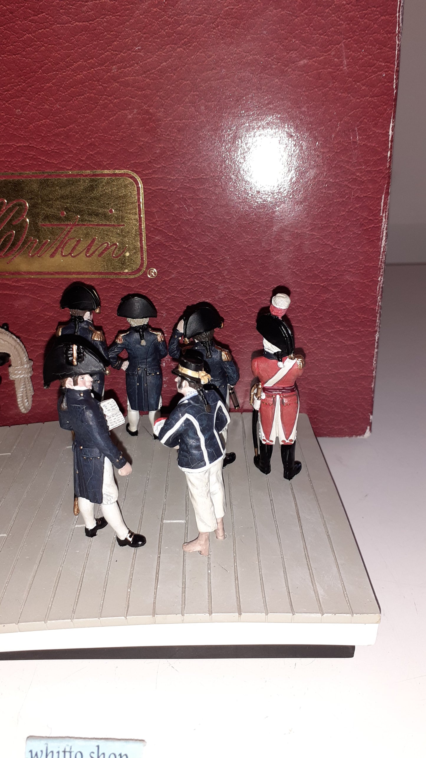 Britains 41118 2004 Nelson Deck Scene Royal Navy Trafalgar 1:32 metal boxd S5