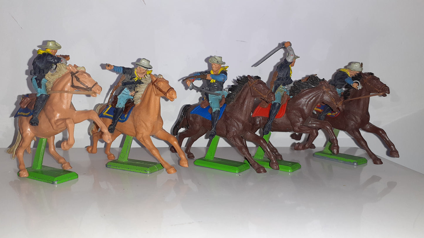 Britains Deetail Mounted 7th Cavalry 1:32 1970s boxed B1 c