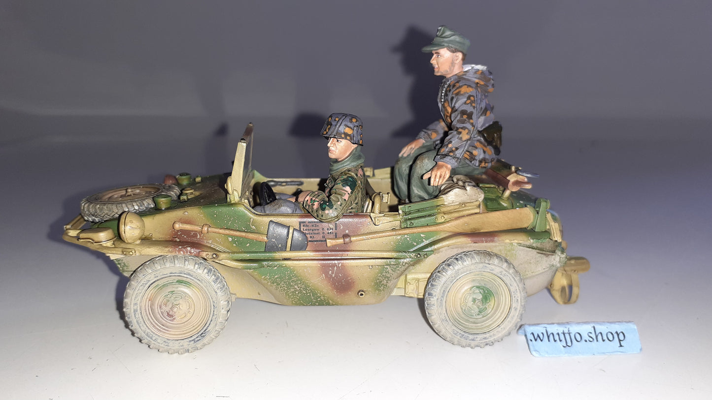 Britains 25051 Ww2 German Type 166 Schwimmwagen 12th S Division Crew S647