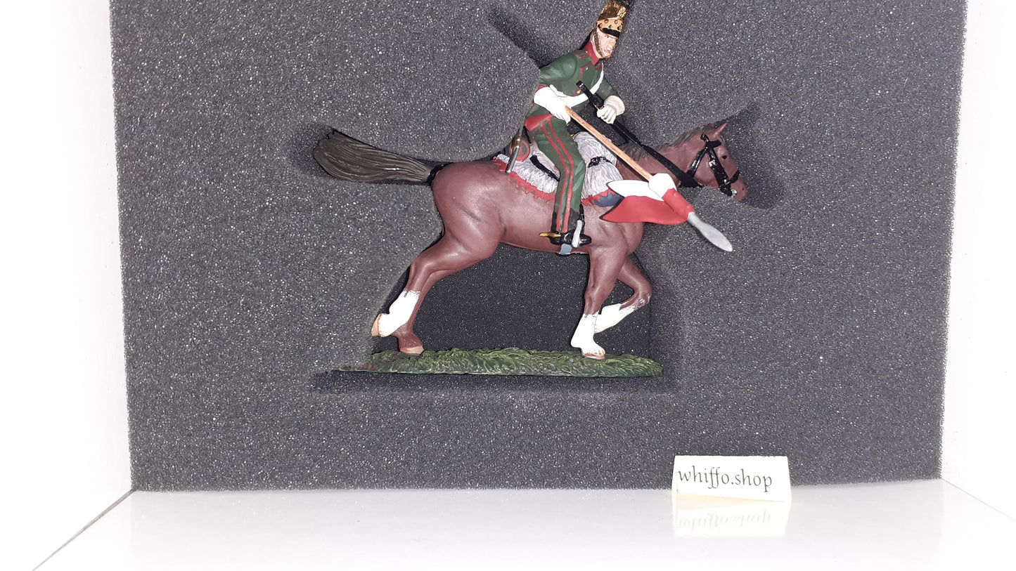 Britains 36025 Napoleonic french 4th lancers 600 Made waterloo 2009 1:32 S542