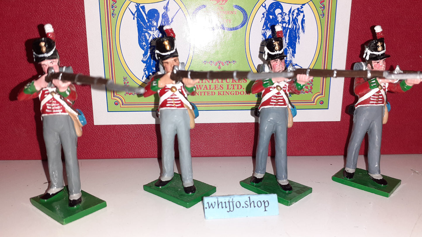 trophy miniatures 1991 British Infantry 69th Napoleonic Wa3 1:32 metal box S2