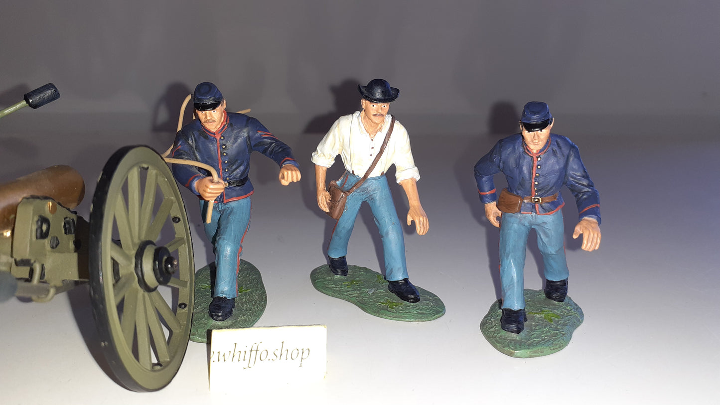 Britains metal 17240 Acw Union Artillery 2001 1:32 Boxed S1