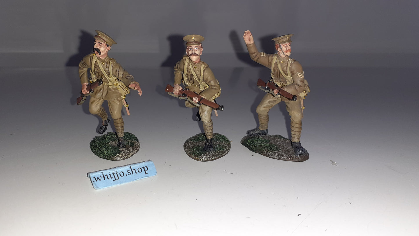 Britains ww1 17807 2006 British Infantry Mons Fusiliers 1914 metal boxd S636