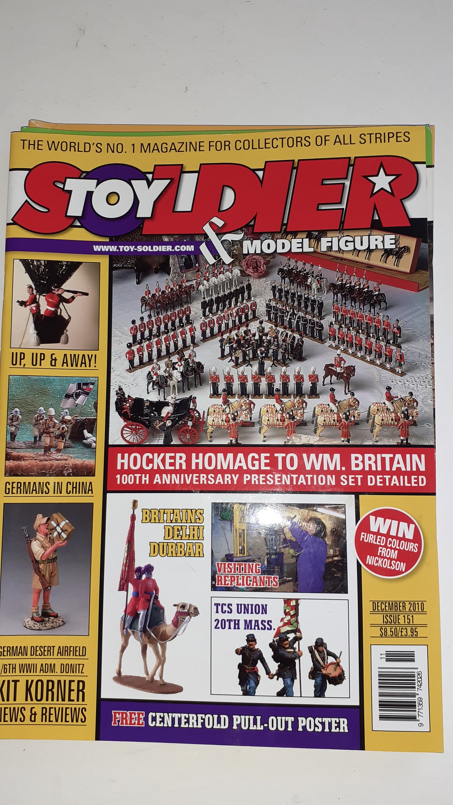 King and country Toy Soldier Magazine 3 Mags 2010 Oct Nov Dec 149 150 151 S7