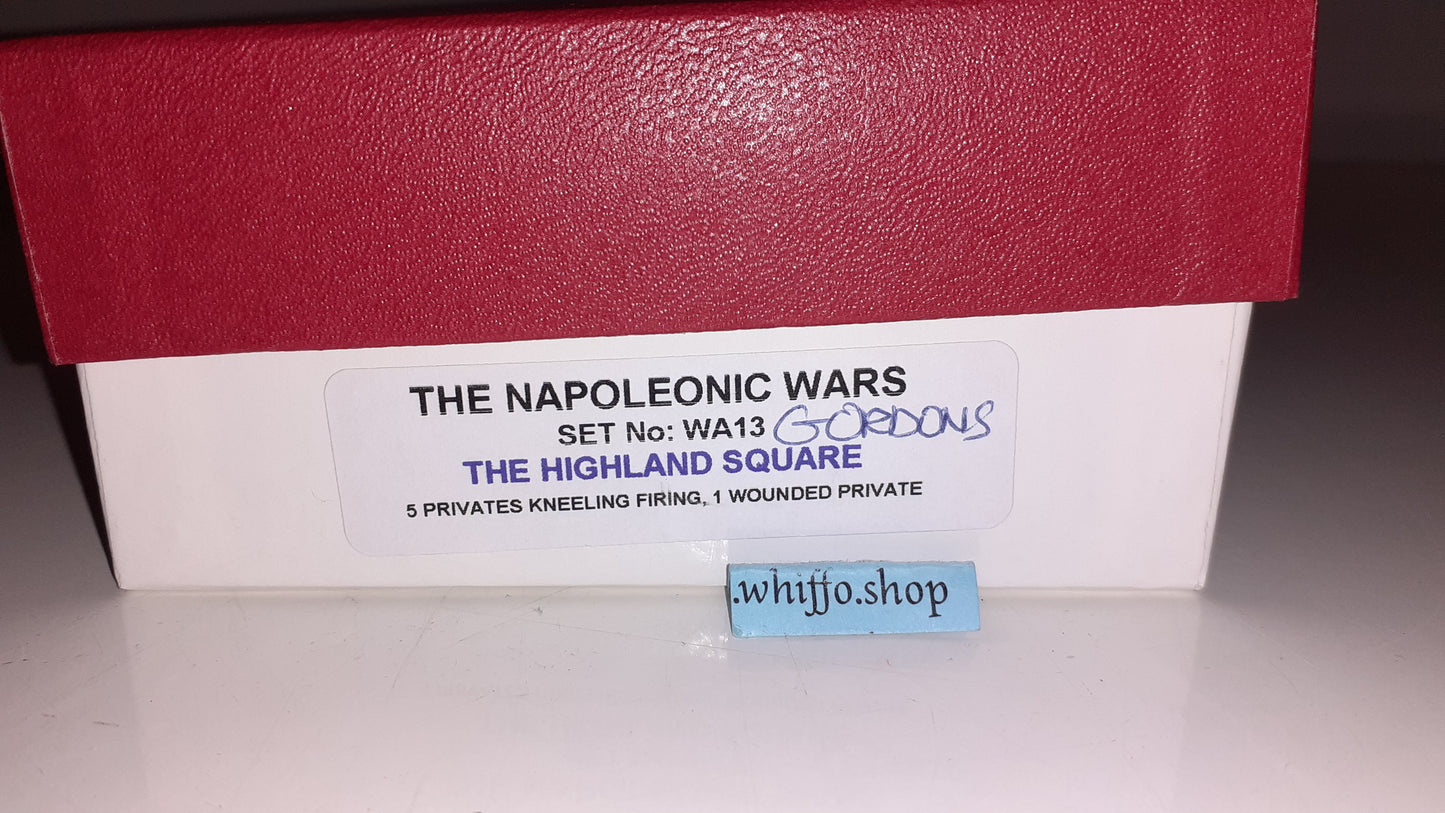 trophy miniatures 1991 Wa13 Gordon highlanders Waterloo Napoleonic 1:32 Box S2