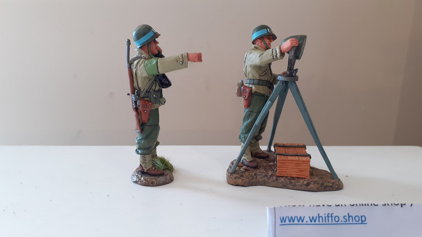 King and country Dd132 Ww2 D-day Us Navy Beach Master boxed Wb