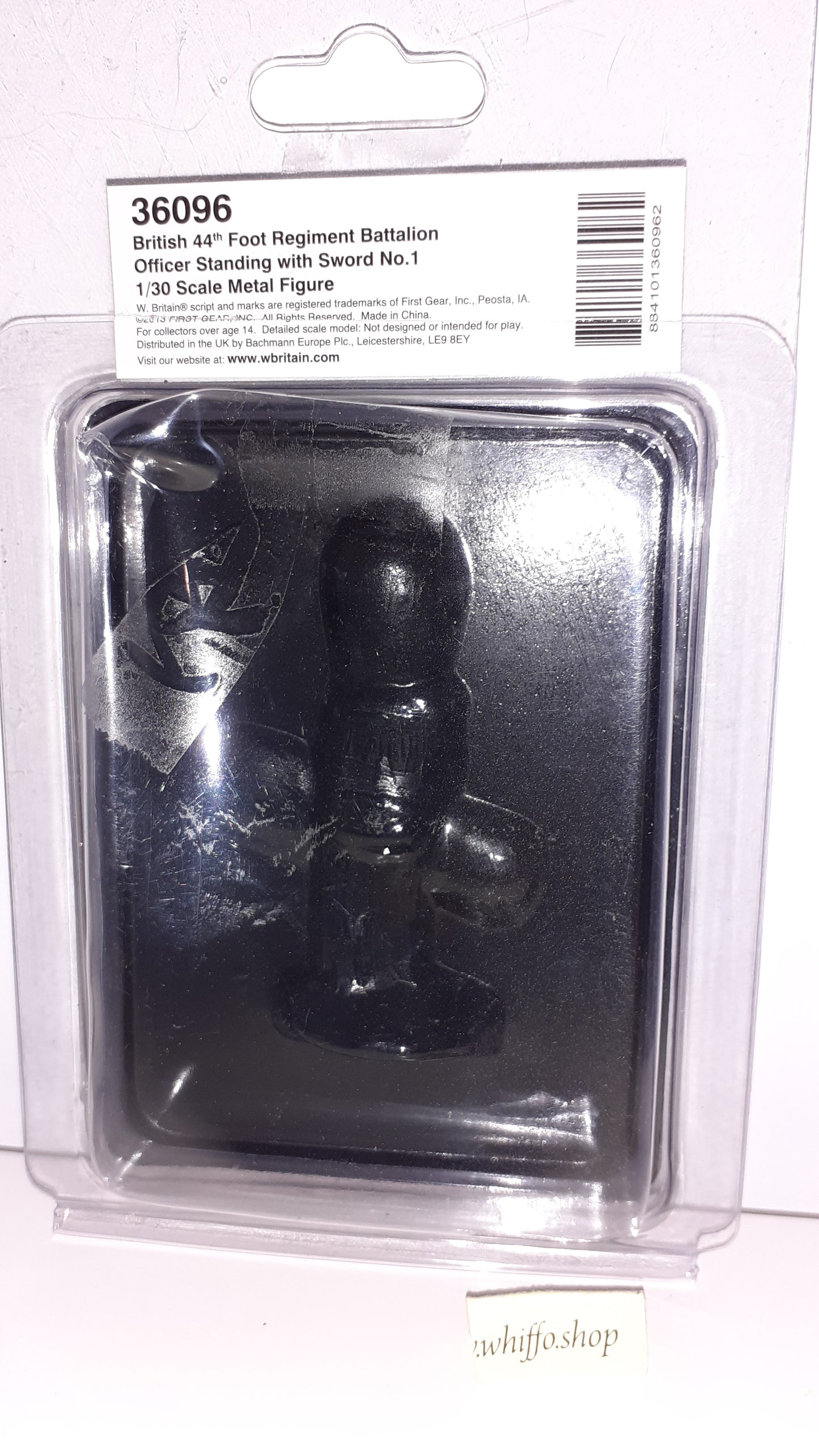 Britains 36096 2013 44th Foot Officer Waterloo Napoleonic boxed 1:32 B10