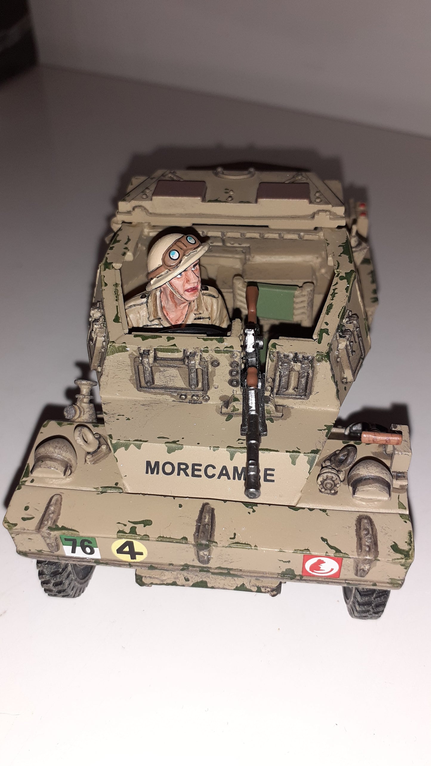King and country ww2 Ea66 8th army Desert Dingo Daimler Tank boxed 2012 Wdb1