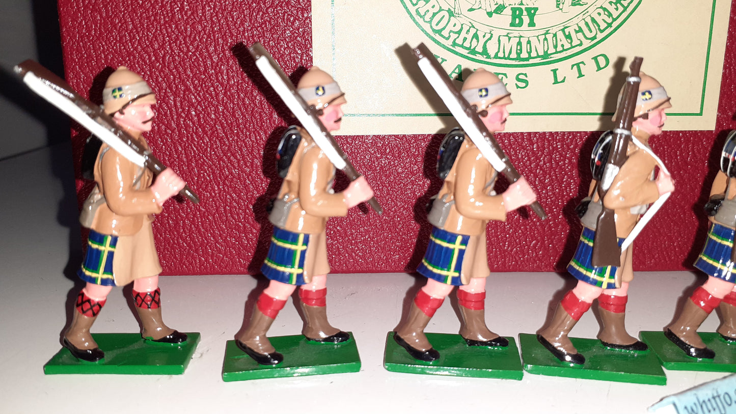 trophy miniatures 1991 Sas2 Gordon Highlanders Boer Sudan Egypt Nwf 1:32 box S2
