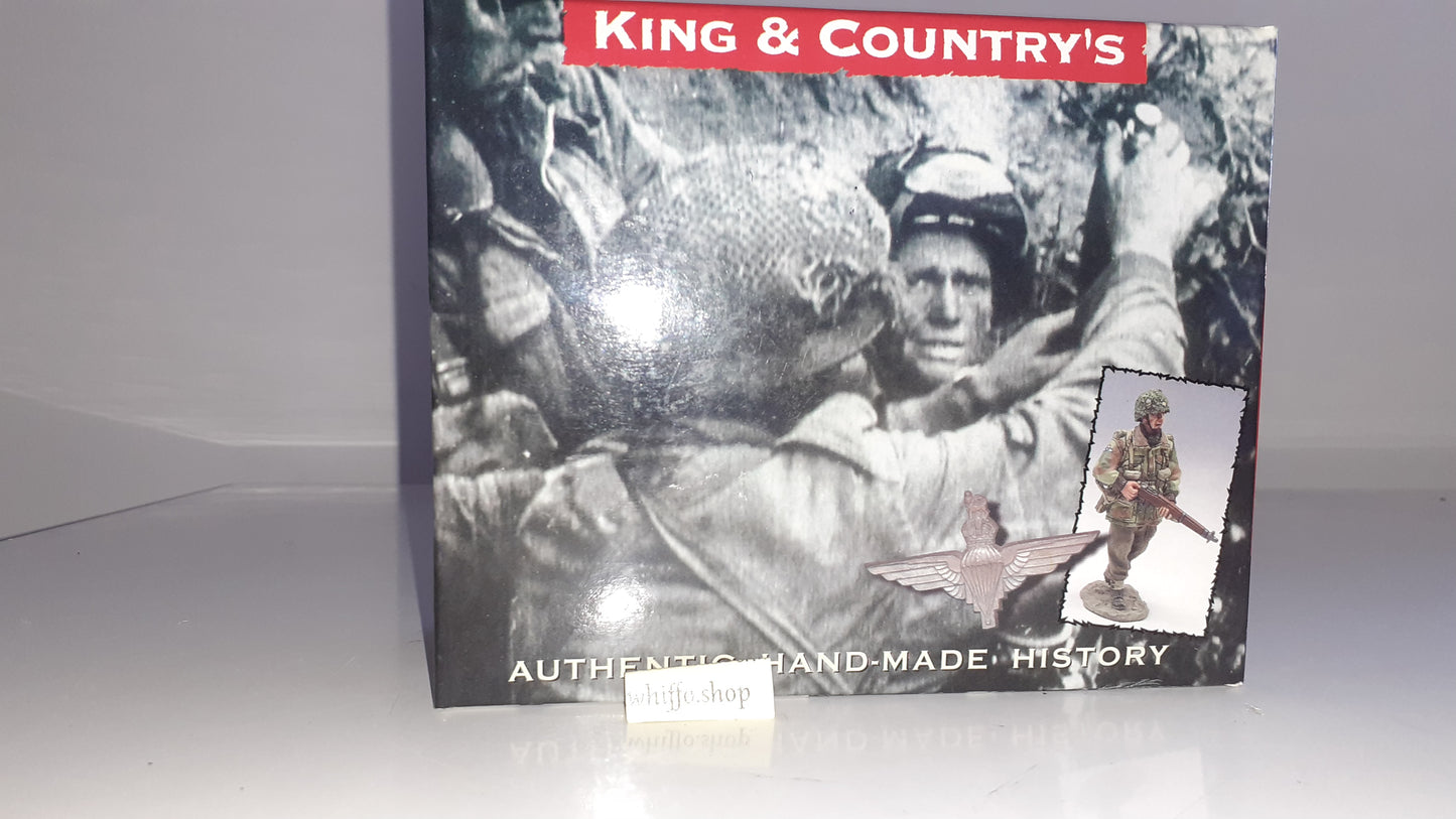 King and country Ww2 Mg022 Paras Paratroopers Arnhem 2010 boxed 1:30 S523
