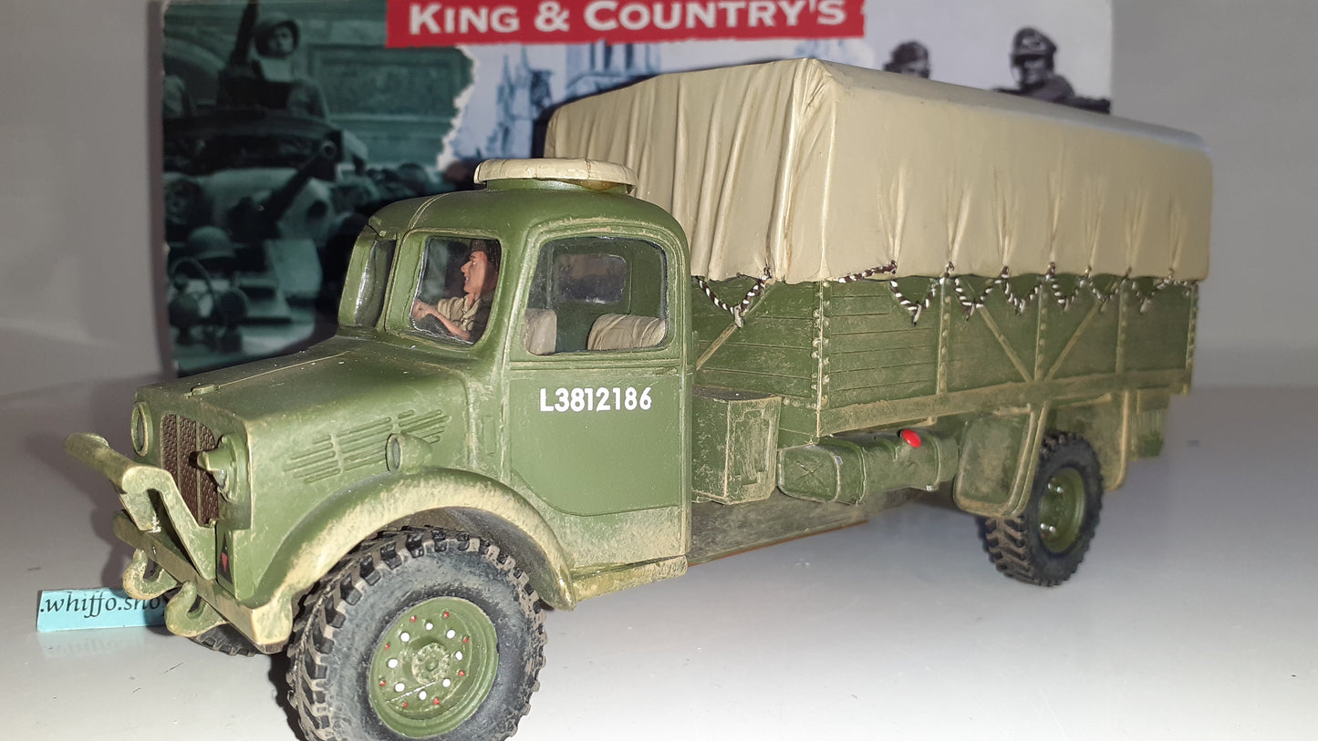 King and country ww2 Fob42 Bedford Oyd Truck Driver 2008 boxed Wdb1