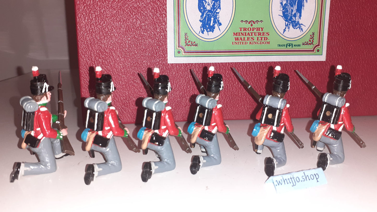 trophy miniatures 1991 Wa6 British Infantry Waterloo Napoleonic 1:32 box S2