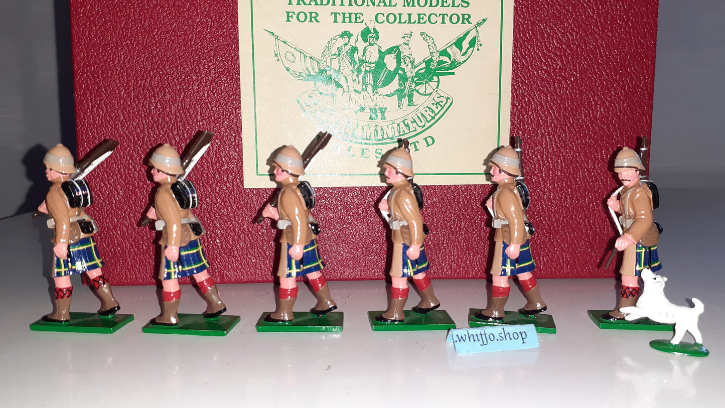 trophy miniatures 1991 Sas2 Gordon Highlanders Boer Sudan Egypt Nwf 1:32 box S2