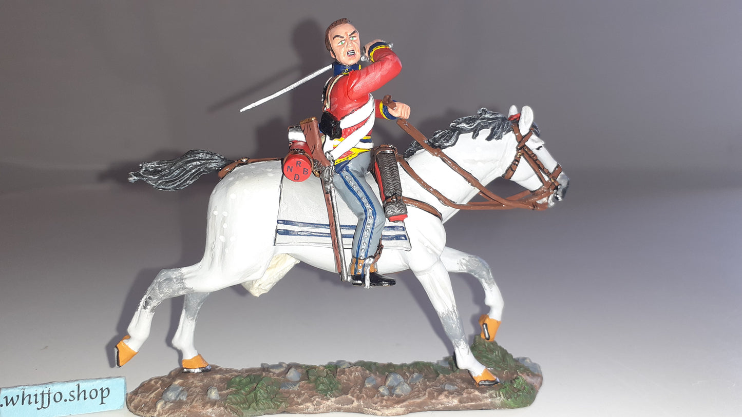 King and country Na86 Scots Greys Slashing 2006 Napoleonic Waterloo box S772