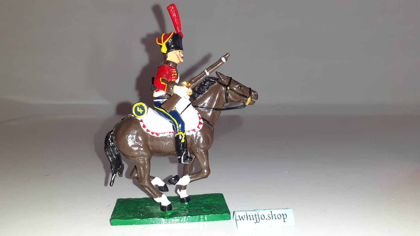 trophy miniatures 1991 Hussars Musketoon Napoleonic Wa86a 1:32 metal box S2