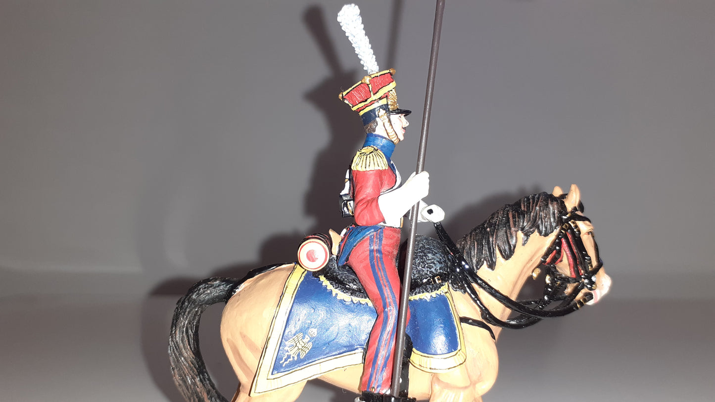 King and country Na159 Dutch Lancer Napoleonic Waterloo walking horse for sale box Wb