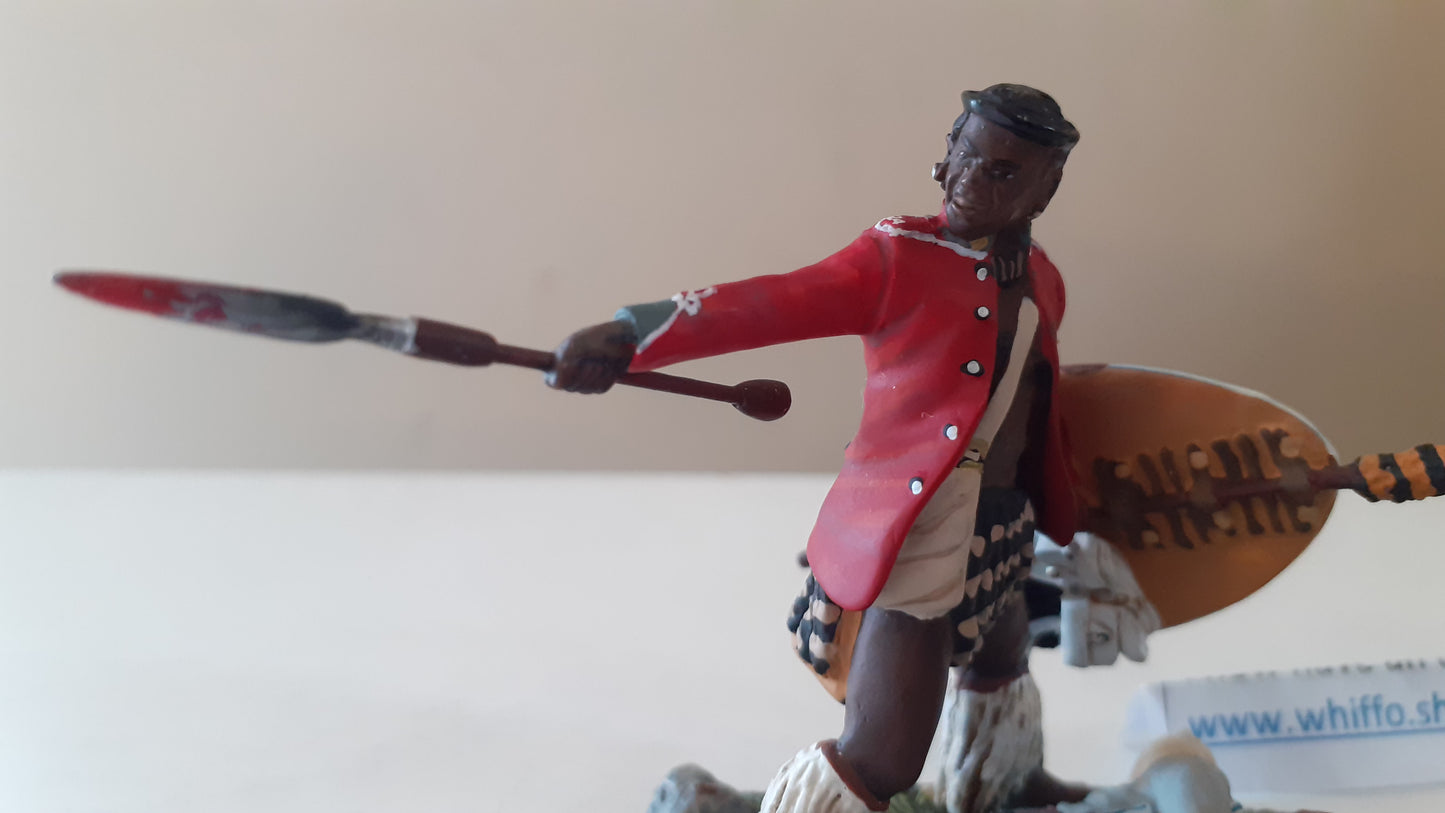 Britains 20040 Zulu wars 24th foot 1:32 metal washing spears limited boxed wdb