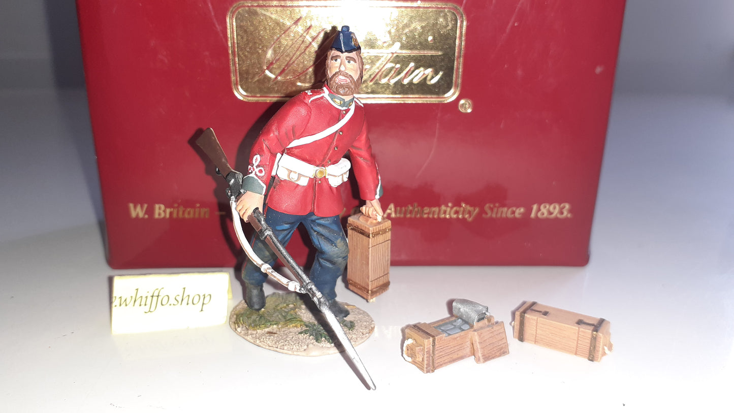 Britains 20015 Zulu wars 24th Foot With Ammo Crates 1:32 2008 boxed B12