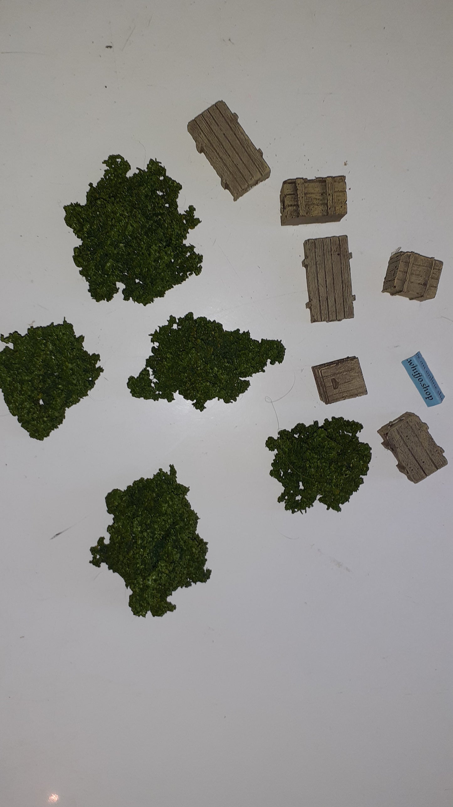 Jg Miniatures Bushes Ammo Boxes For Britains Ww1 Ww2 Zulu War No box 1:30 Wb