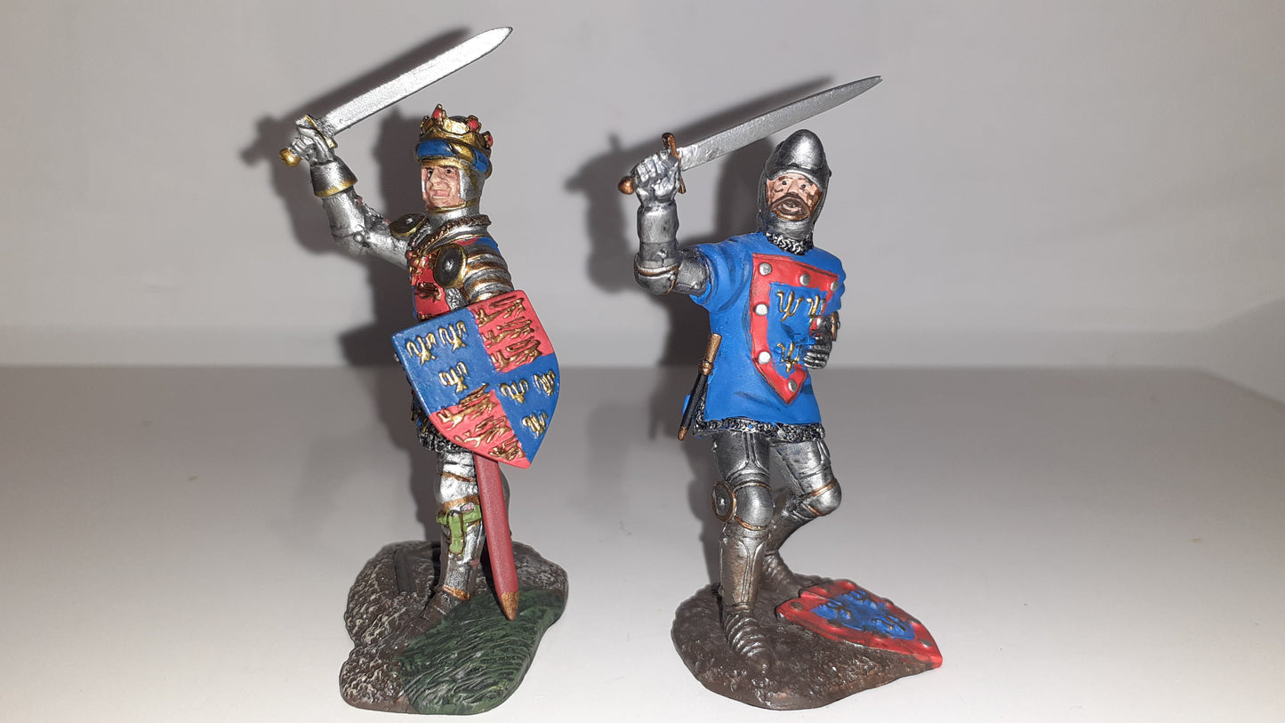 BRITAINS 17809 Knights Of Agincourt Henry V Duke Alencon 2006 1:32 Wdb1