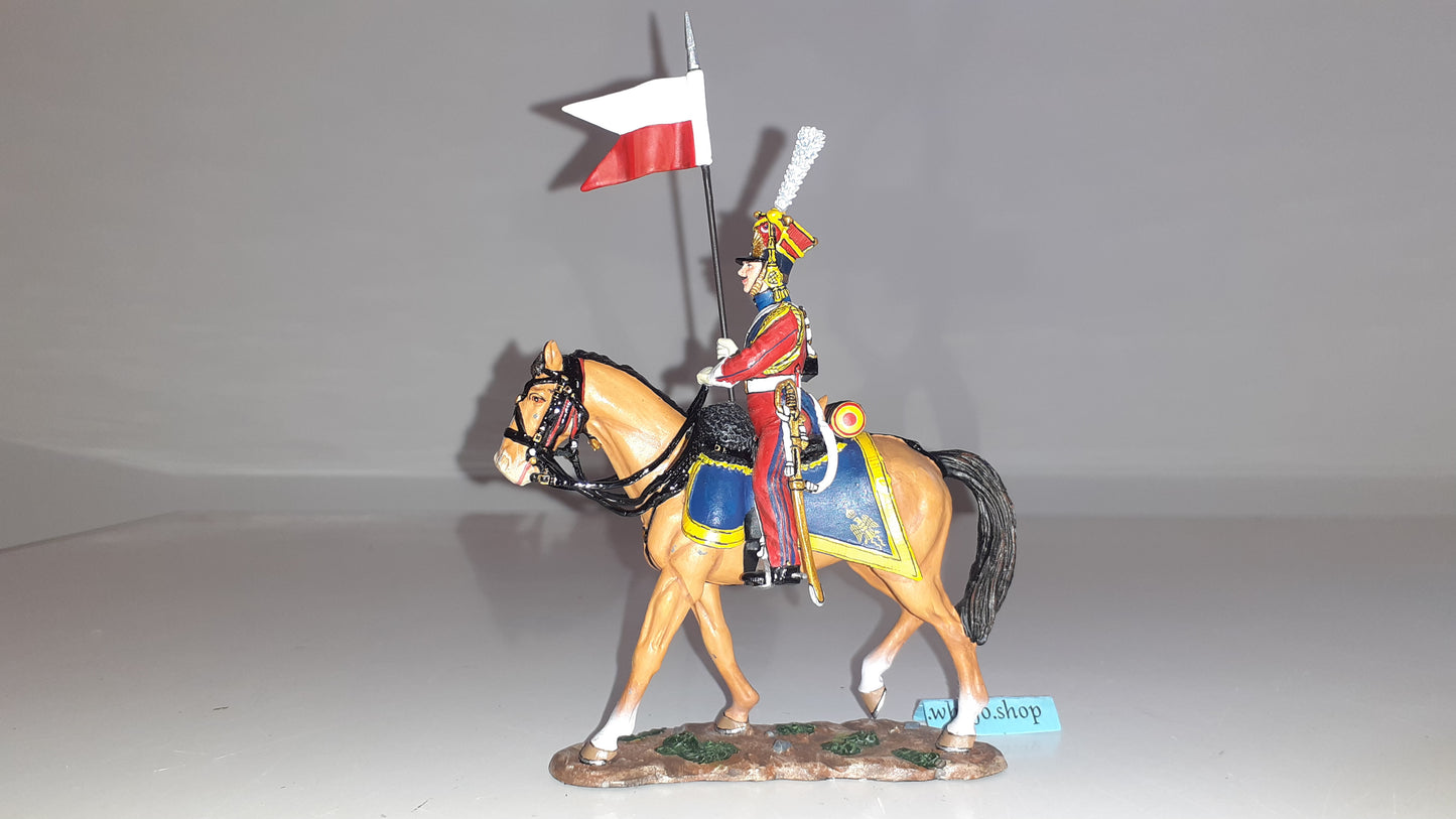 King and country Na159 Dutch Lancer Napoleonic Waterloo walking horse for sale box Wb