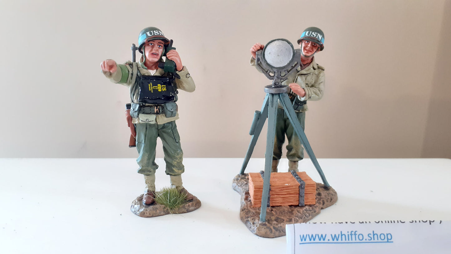 King and country Dd132 Ww2 D-day Us Navy Beach Master boxed Wb