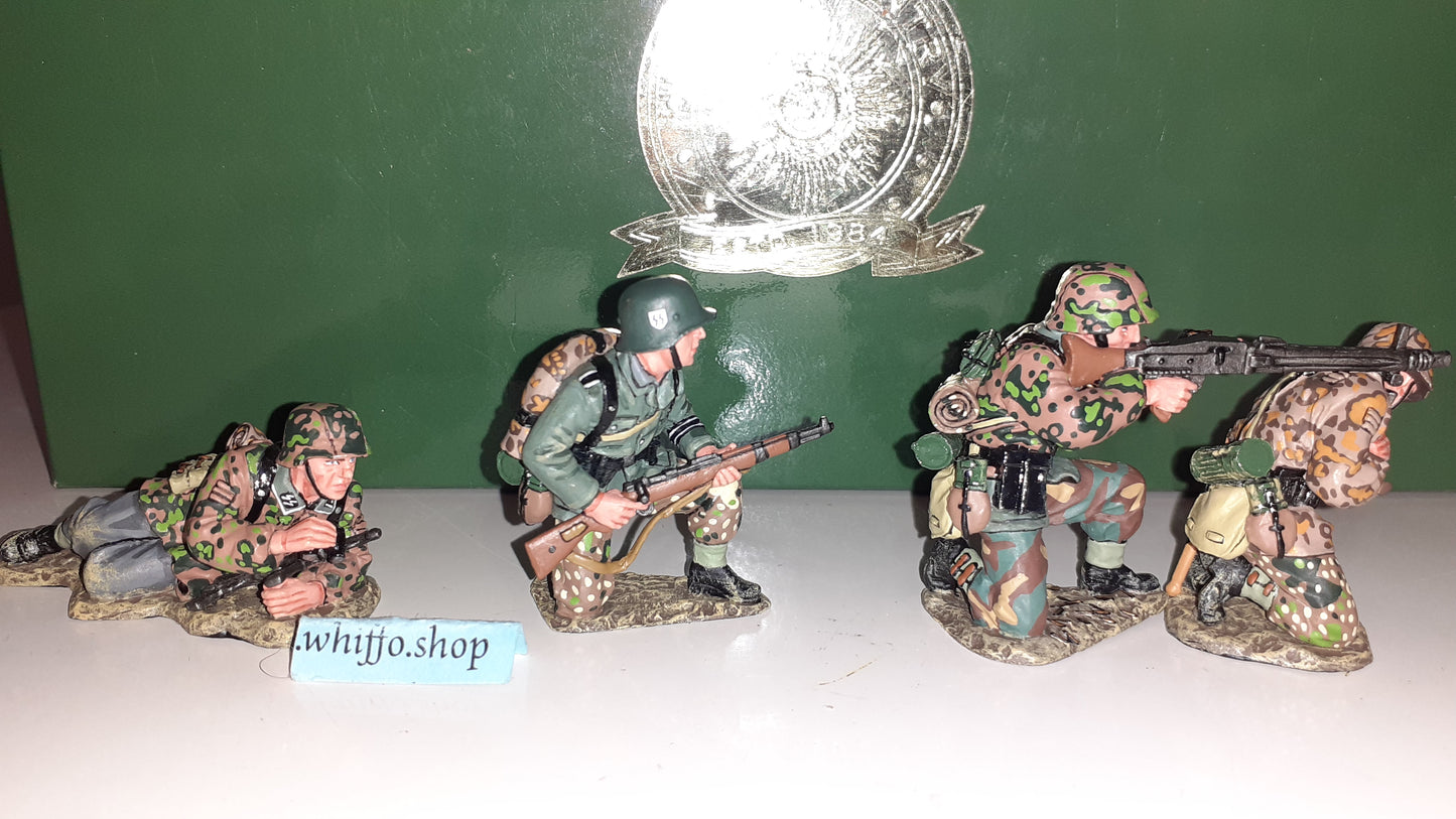 king and country wss51 ww2 German 1944 Mg42 Group 2003 1:30 metal Wdb97