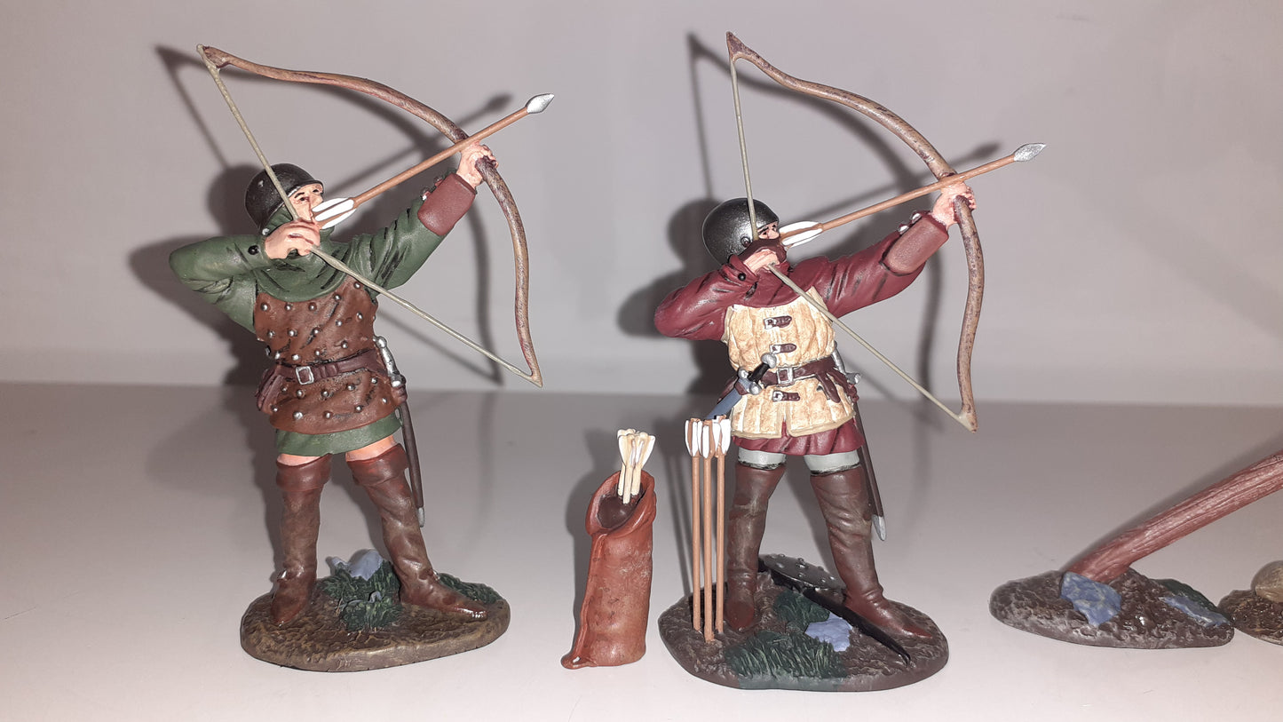 BRITAINS 17228 Knights Of Agincourt English Archers 2006 1:32 Wdb1