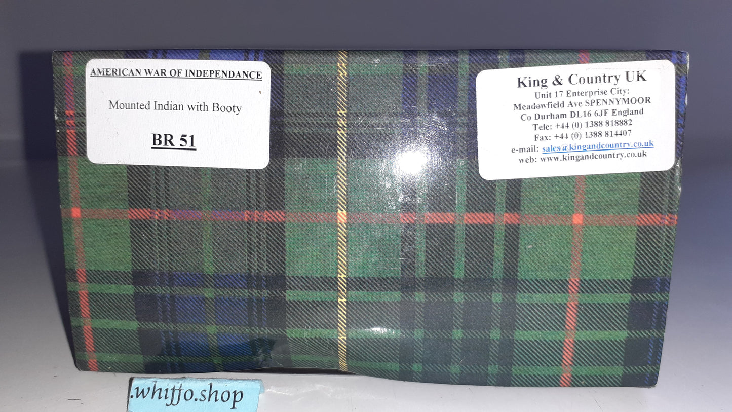king and country Br51 Br051 Awi Indian With Booty 1:30 2006 boxed S256