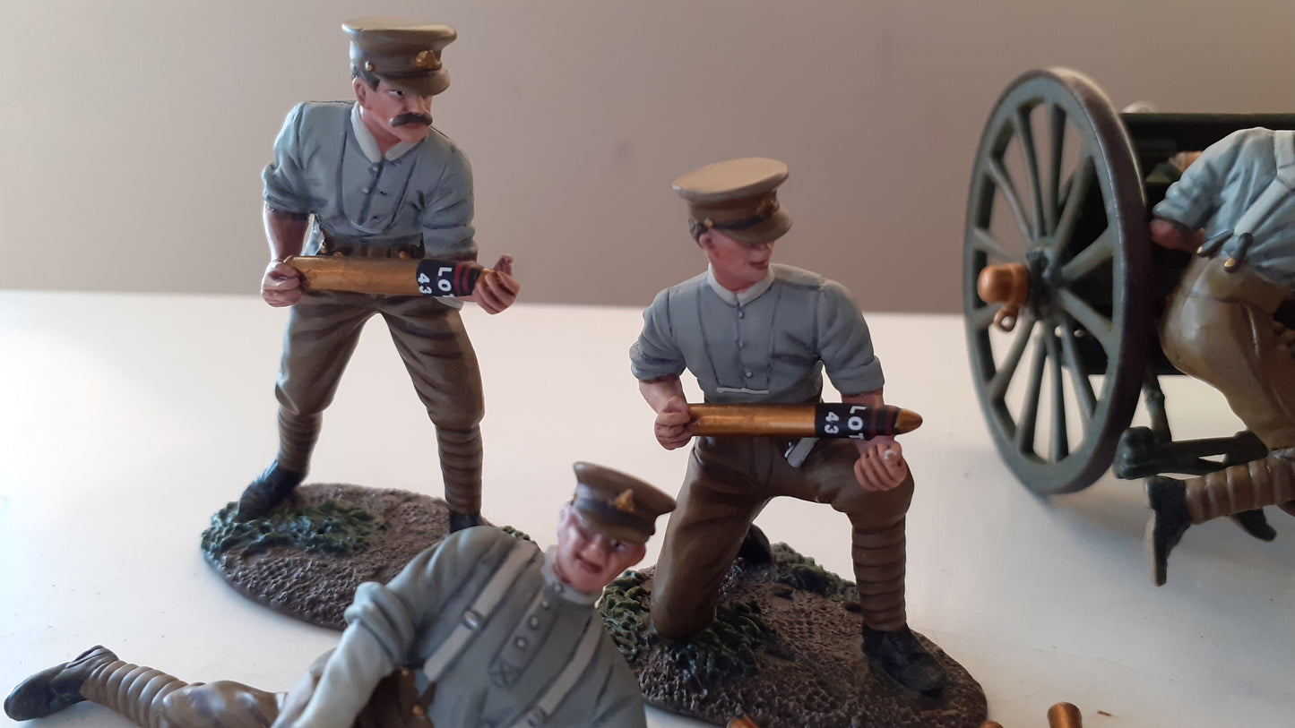 Britains 23078 2005 ww1 British 13pd Field Gun Artillery boxed 1:32 S4