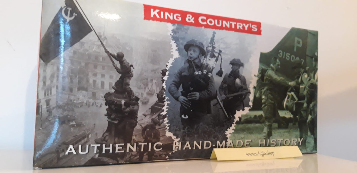 king and country Ww2 German Winter Mg42 Team Wss82 1:30 metal boxed Wdb