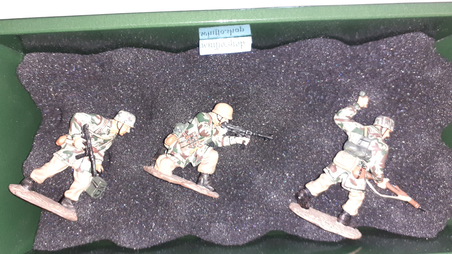 King and country Ww2 2001 Fj03 fj003 German Fallschirmjager Paras box 1:30 S2