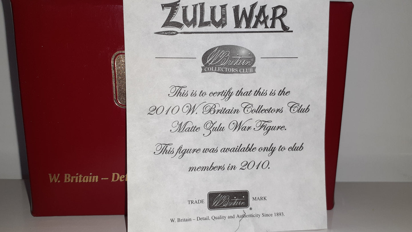 Britains 50018c Zulu wars 24th Foot Regt Bugle Boy Club Fig 1:32 2010 boxed B11