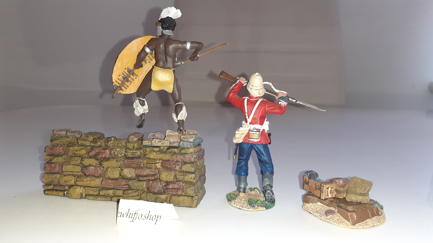 Britains 20116 Zulu war 24th foot Thrust Fight For Kraal 8 1:32 2013 wdb