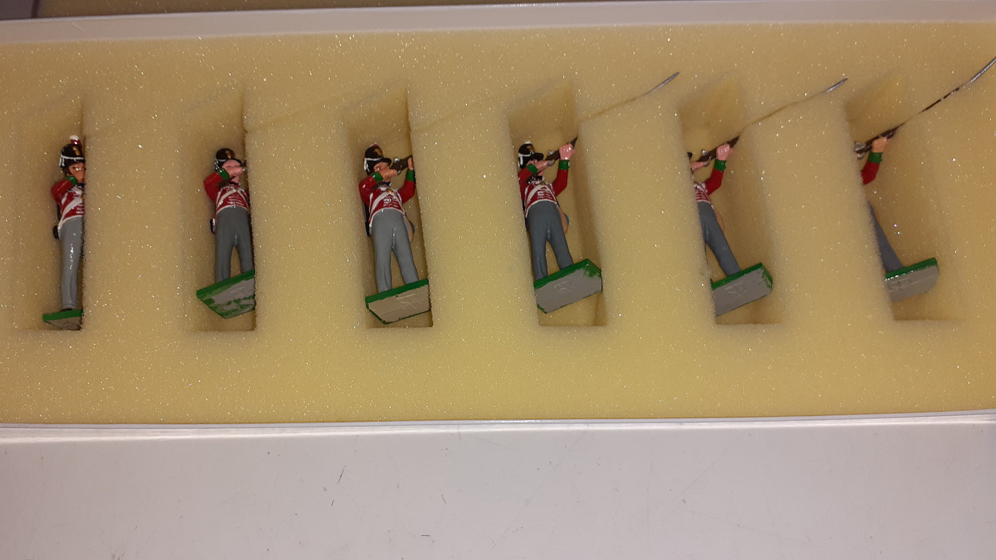 trophy miniatures 1991 British Infantry 69th Napoleonic Wa3 1:32 metal box S2