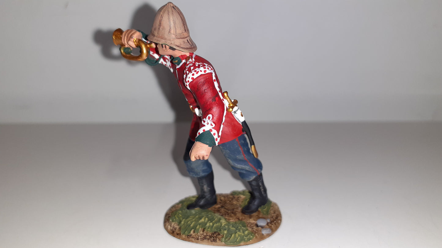 Britains 50018c Zulu wars 24th Foot Regt Bugle Boy Club Fig 1:32 2010 boxed B11 2407