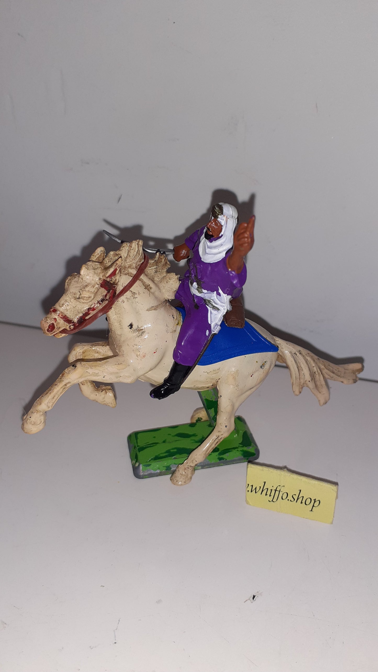 Britains deetail mounted arabs cavalry 1970s Made England Set of 3 1:32 B2