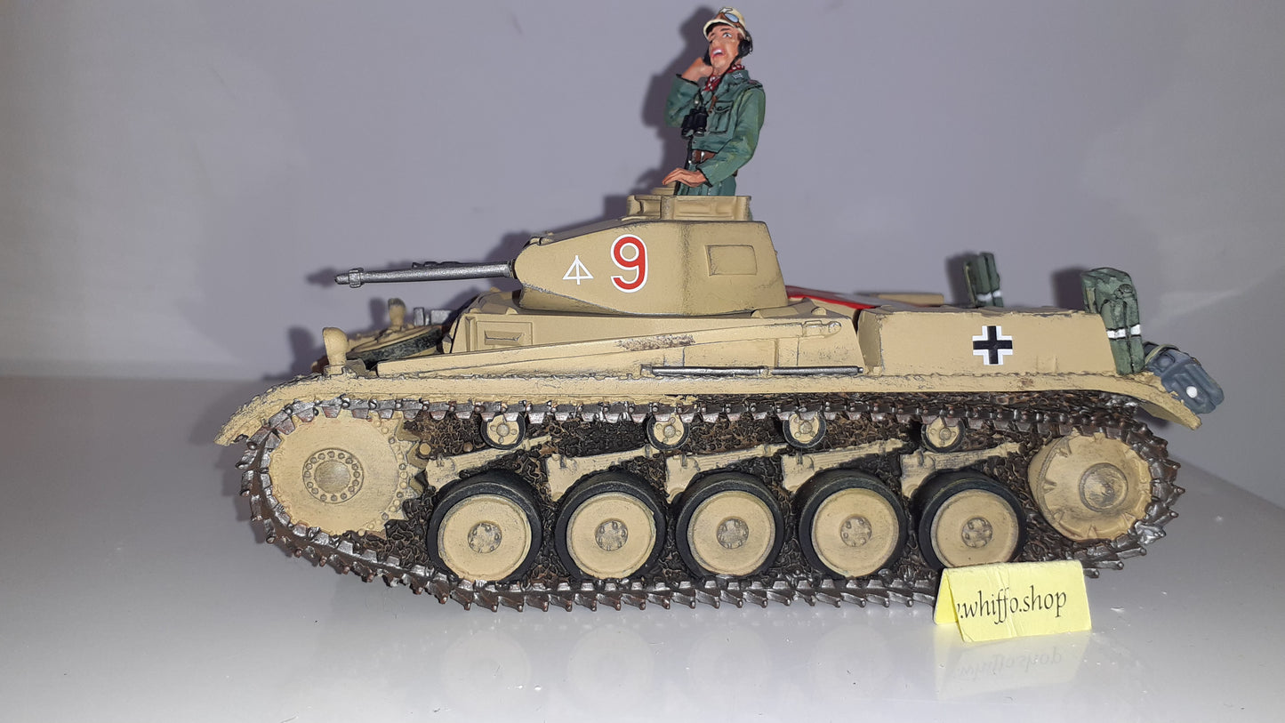 King and country ww2 German afrika korps panzer II Tank 3 Italian boxd 1:32 ak30 ak030 wdb