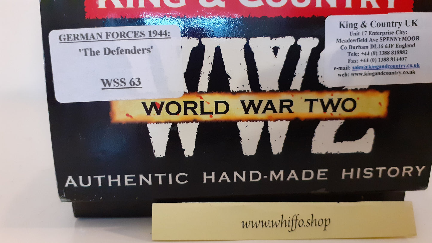 king and country wss63 wss063 ww2 german The Defenders 1:30 metal boxed s8